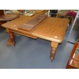 Victorian mahogany extending table