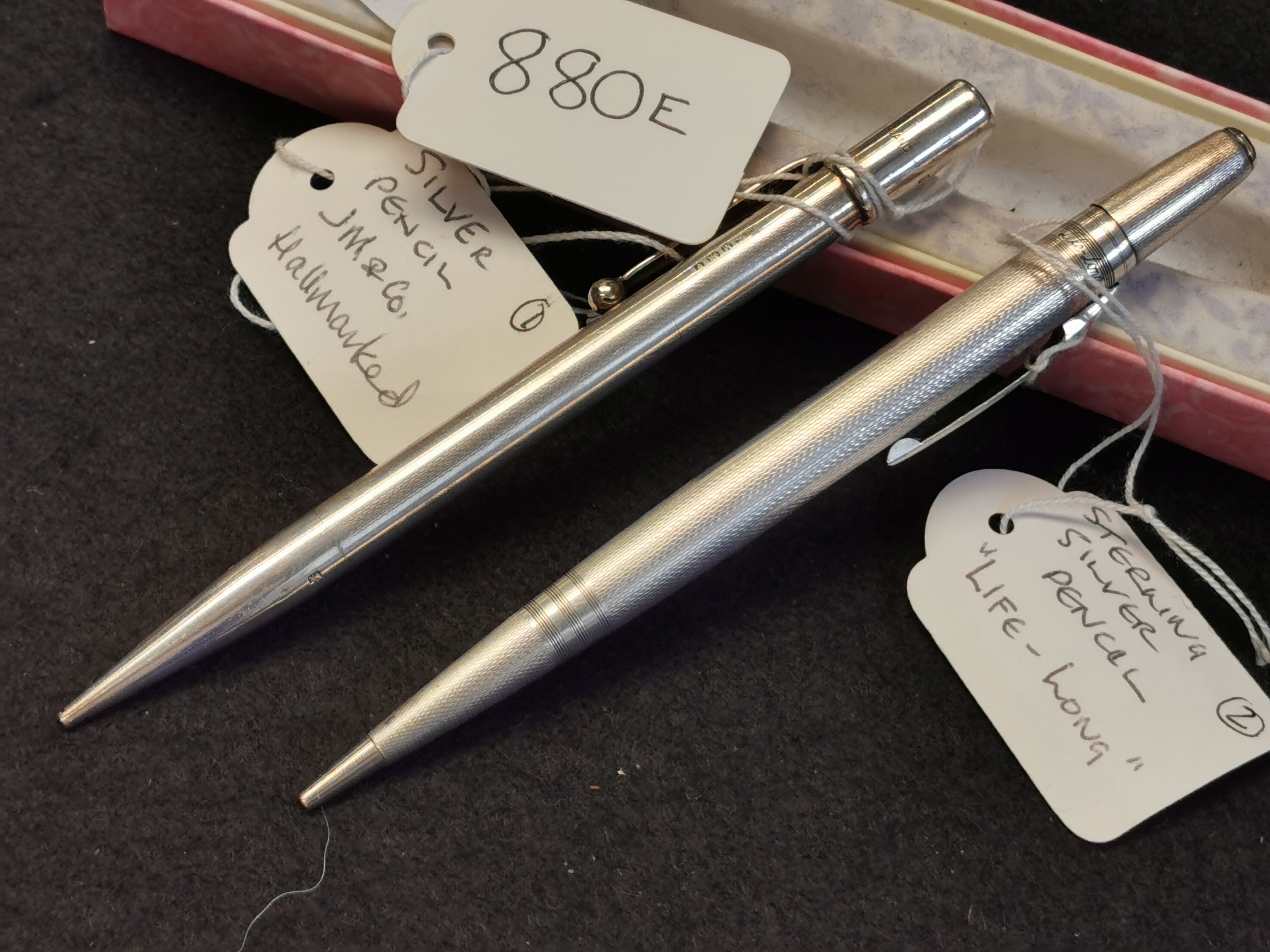 A Pair of Silver Propelling Pencils