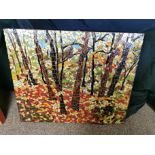 Autumn Tapestry Tiffany Glass Art