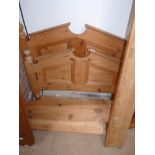 Pine single bed