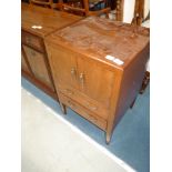 Mahogany bedside cabinet