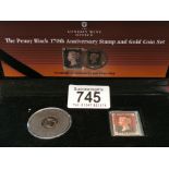 Penny Black 170th Anniversary Boxed Stamp & Coin Set