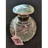 Silver Topped Scent Bottle