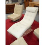 Leather lounger