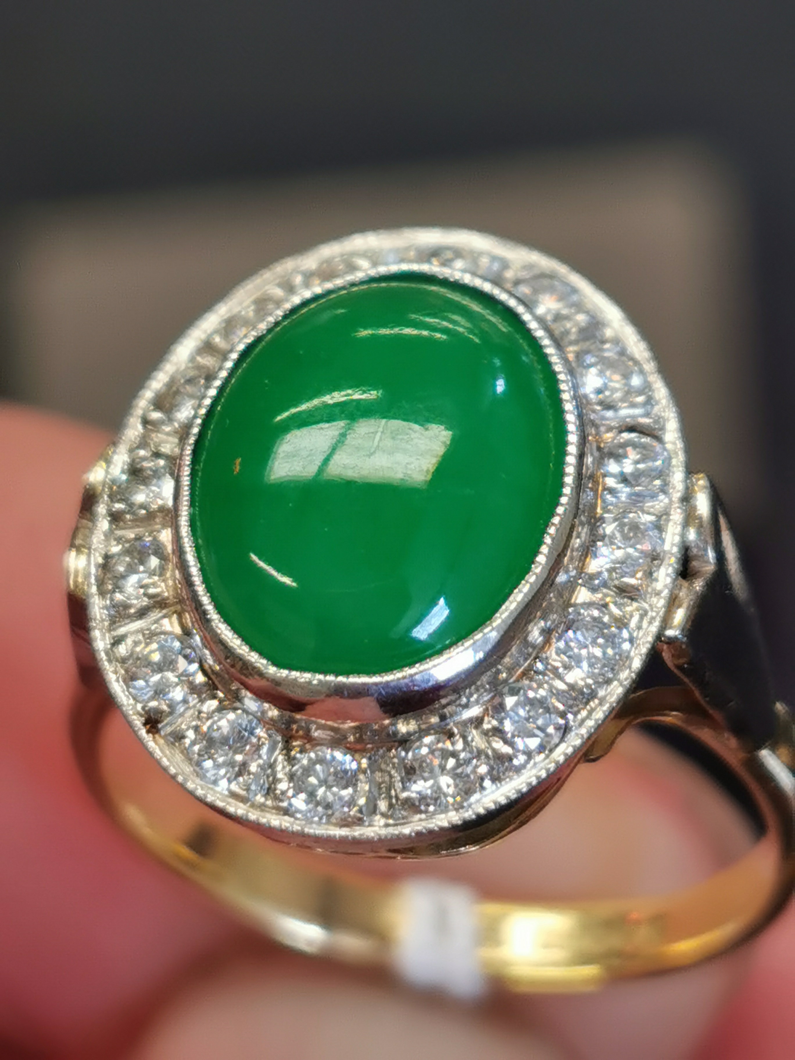 Bouchon Emerald & Diamond Ring - Image 2 of 3