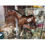 Large Beswick Horse & Foal Figures