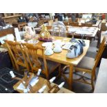 Shaw & Riley Oak Table & Chairs