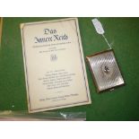 Nazi WWII cigarette case and Rich book