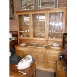 Large Yorkshire Oak Beaverman Sideboard Dresser