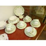 40pc 19th Century Foley Wileman 19th Century Tea Service