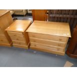 Modern small chest and bedside cabinet