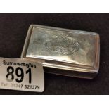 Nathaniel Mills Silver Snuff Box