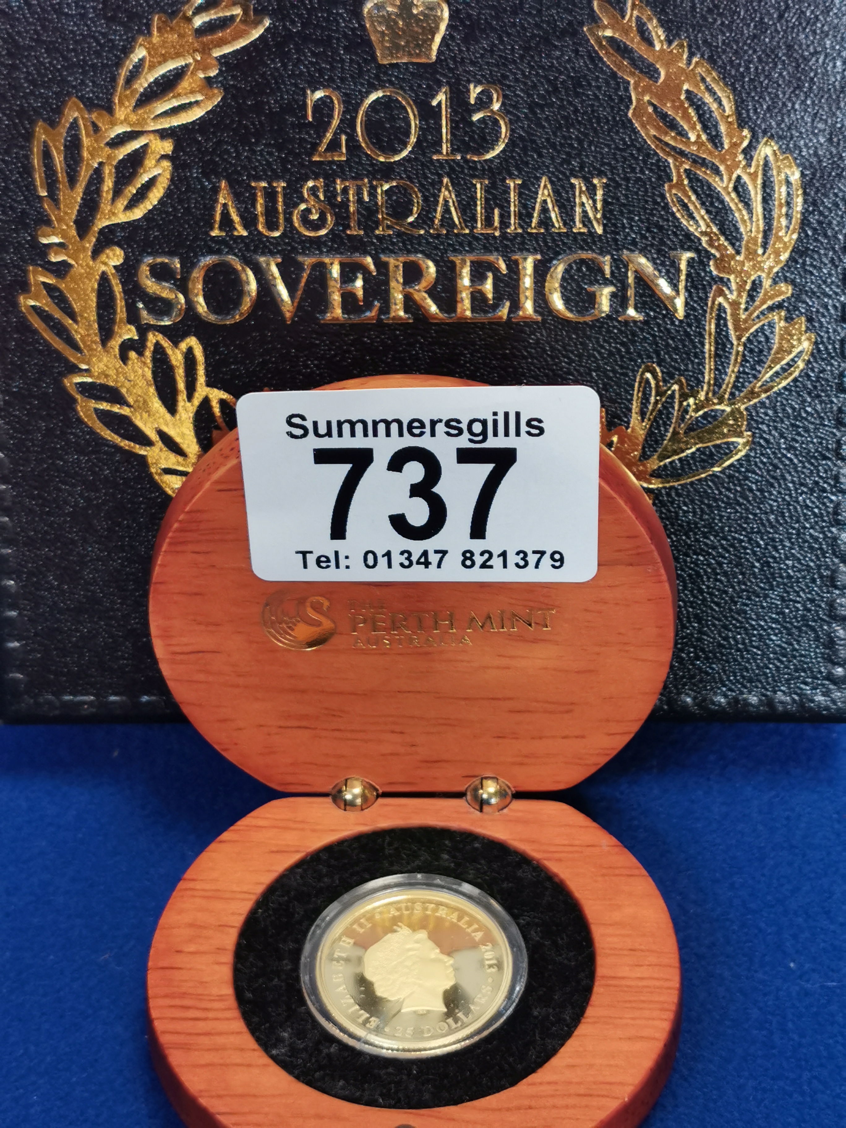 2013 Australian Gold Sovereign - 8g