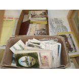 Large collection of 19th and early 20th Century topographical & Decorative postcards