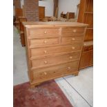 5 Ht pine chest