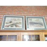 Pair of signed Joseph Pighill prints