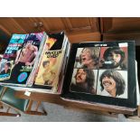 Beatles & Elvis LPs + Kung-Fu/Bruce Lee Magazines