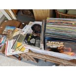 Collection of Vinyl LP Records & 7" Singles, Star Wars Comics & WWII Posters