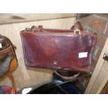 Bridge leather handbag