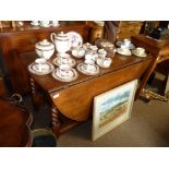 Victorian Heavyweight Oak Drop-Leaf Table