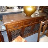 Mahogany sideboard 1.3m x 0.4m