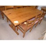 Pine dining table