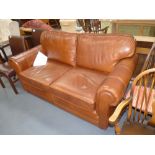 2 seater leather sofa