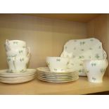 17 pce Shelley Charm tea set