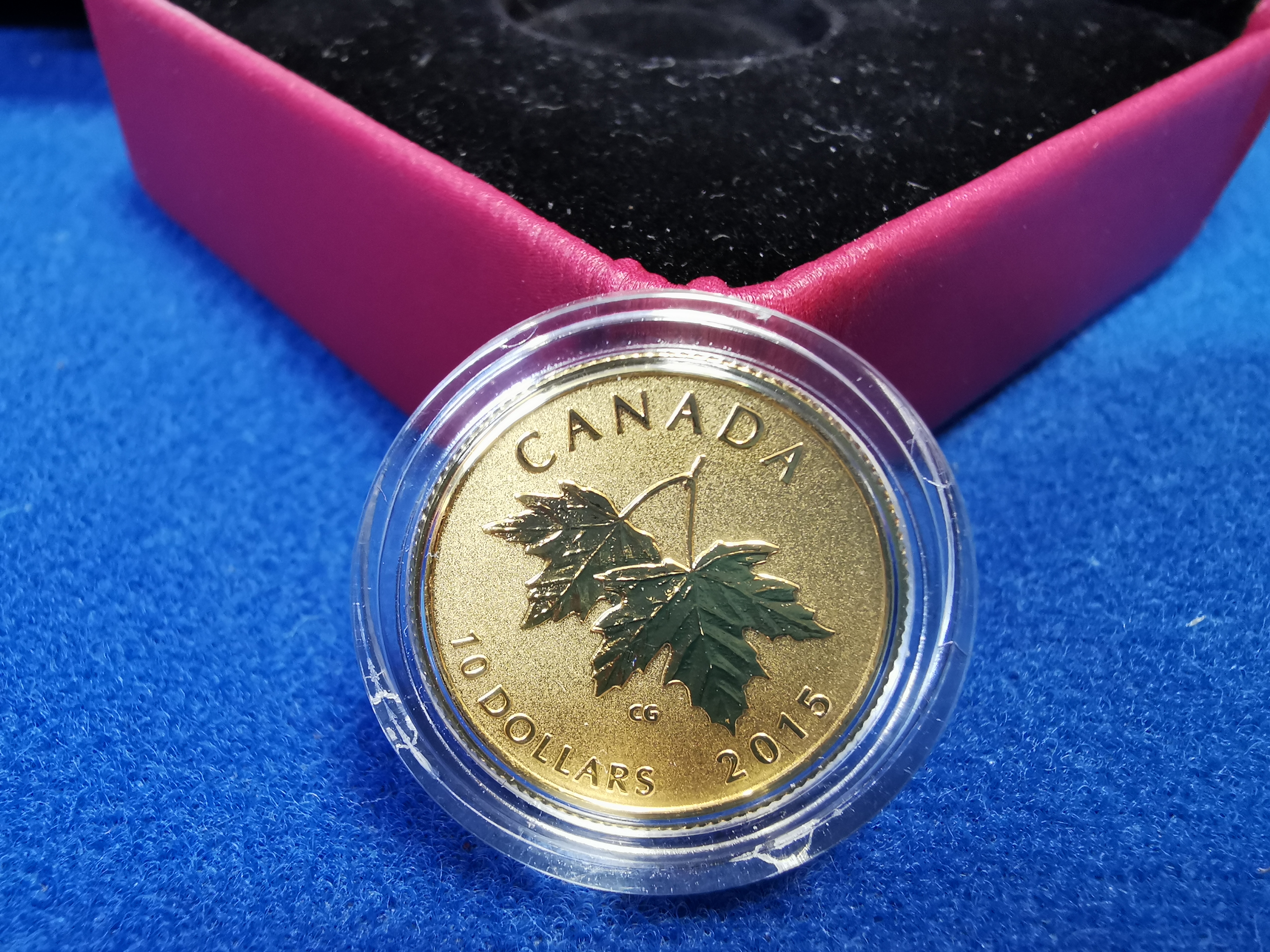 Boxed Royal Canadian Mint 10 Dollar 2016 Gold Coin - 8g - Image 3 of 3