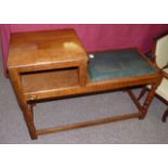 Slaters Yorkshire Oak Telephone Table