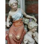 Royal Dux Greek Figural Group Centrepiece