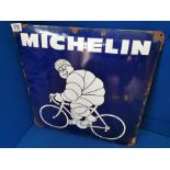 Michelin Tyres Enamel Advertising Sign