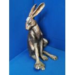 Frith Bronze Effect Hare Figure