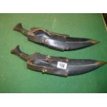 pair of khukri knives