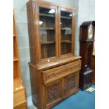 Oak antique Secretaire bookcase