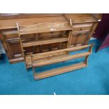 2 x Ercol plate racks