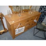 Oak 1.5m x 0.6m sideboard