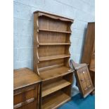 Ercol open shelved bookcase