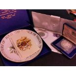 HRH Prince of Wales Coins - Royal Wedding Set & Plate