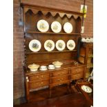 Six-Drawer Victorian Oak Dresser