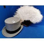 Dormie Vintage Top Hat + Feathered Fan