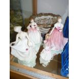 Group of Four Royal Doulton Ladies