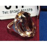 9ct Gold & Smoky Quartz Ring