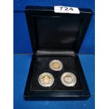Boxed 2011 William & Catherine Gold Sovereign Coin 9g, & Two 2013 Gold Sovereign Coins - 27g total