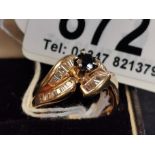 14ct Gold Ring set with 2ct of Diamonds