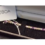 Multi-Gem Bracelet - 3mm Stones in .925 Silver