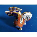 Royal Crown Derby Dragon Paperweight