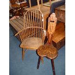 Early Windsor chair ( arm damaged)