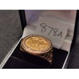 1914 Gold Sovereign Ring