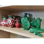 Collection of Dutch Gouda & Hulstkamp Vases & Jars